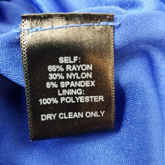 LuLu's X-Specially Enticing Royal Blue Bodycon Dress Size M Medium - Picture 7 of 7